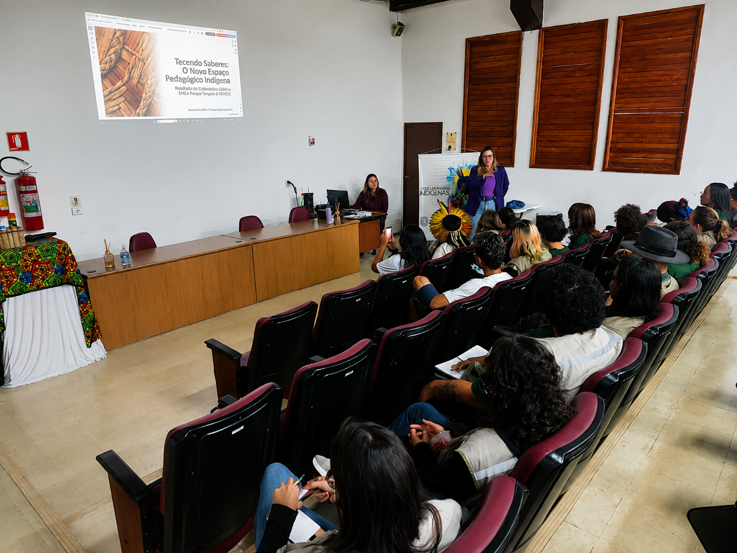 Apresentação do novo Espaço Pedagógico Indígena