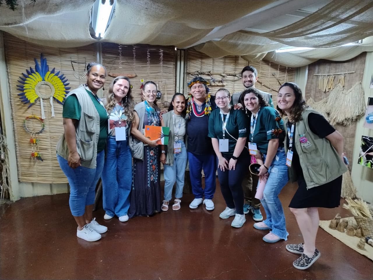 Participantes da construção coletiva reunidos